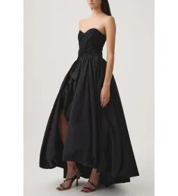 Aje Spatial Maxi Dress Black Size 8 for rent on The Volte - image 2