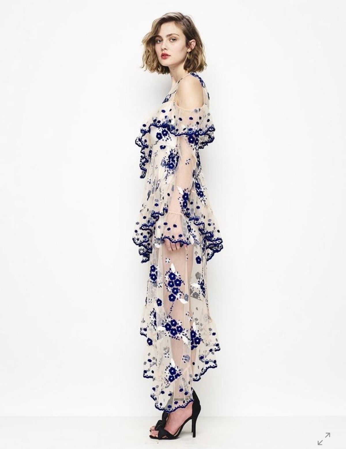 Alice McCall Mirage Gown Nude Blue Size 8 - Image 2