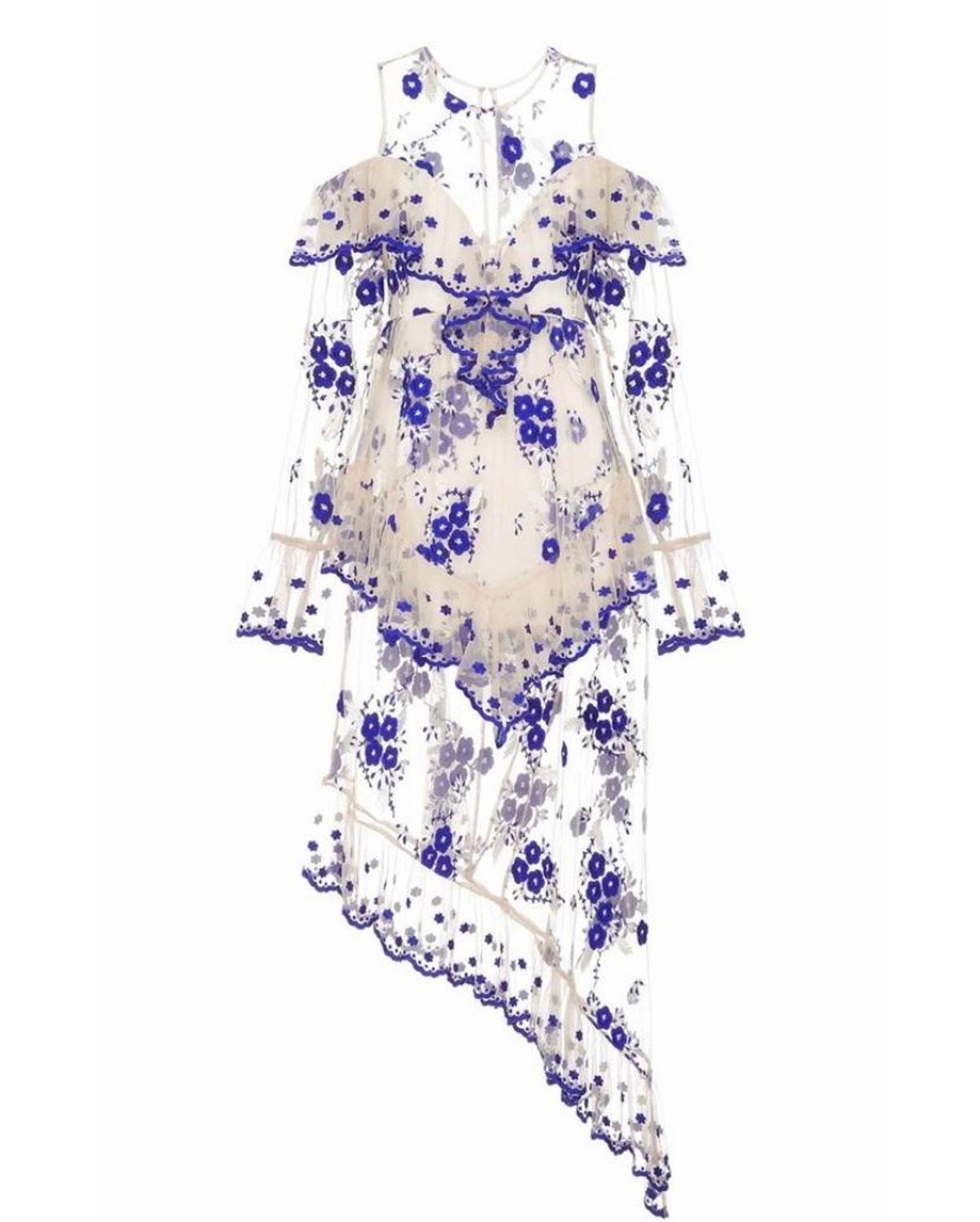 Alice McCall Mirage Gown Nude Blue Size 8 - Image 5