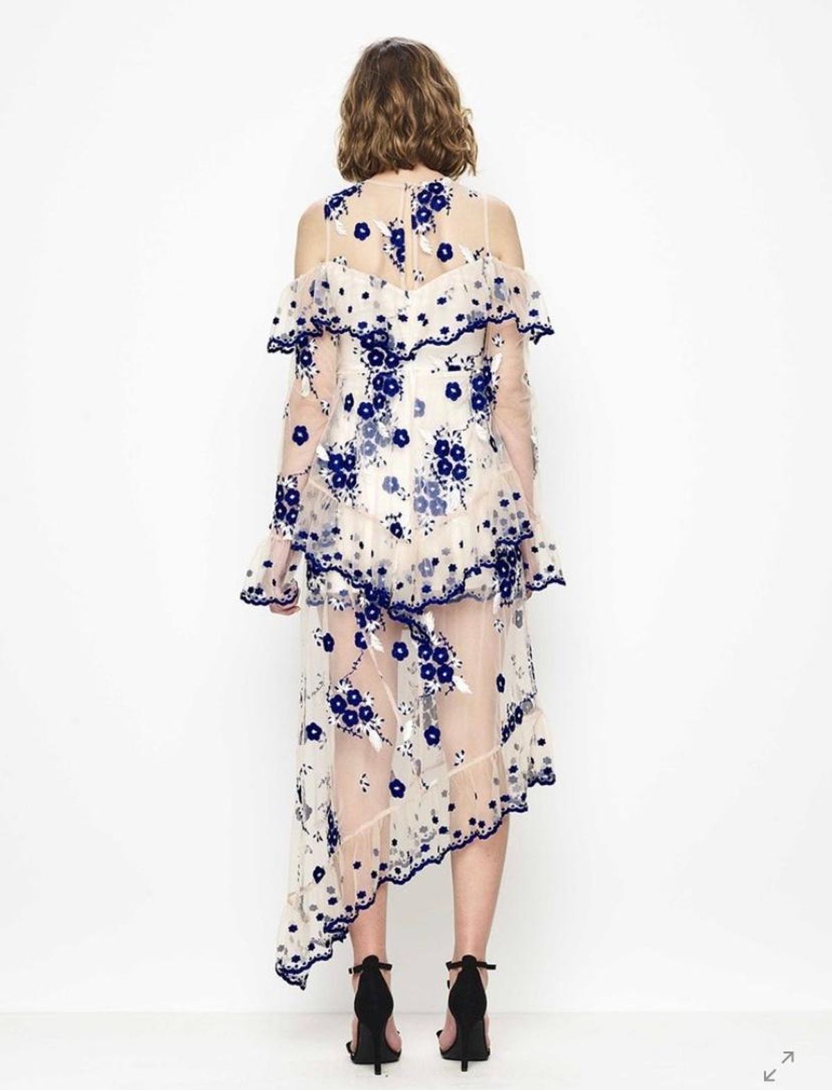 Alice McCall Mirage Gown Nude Blue Size 8 - Image 3