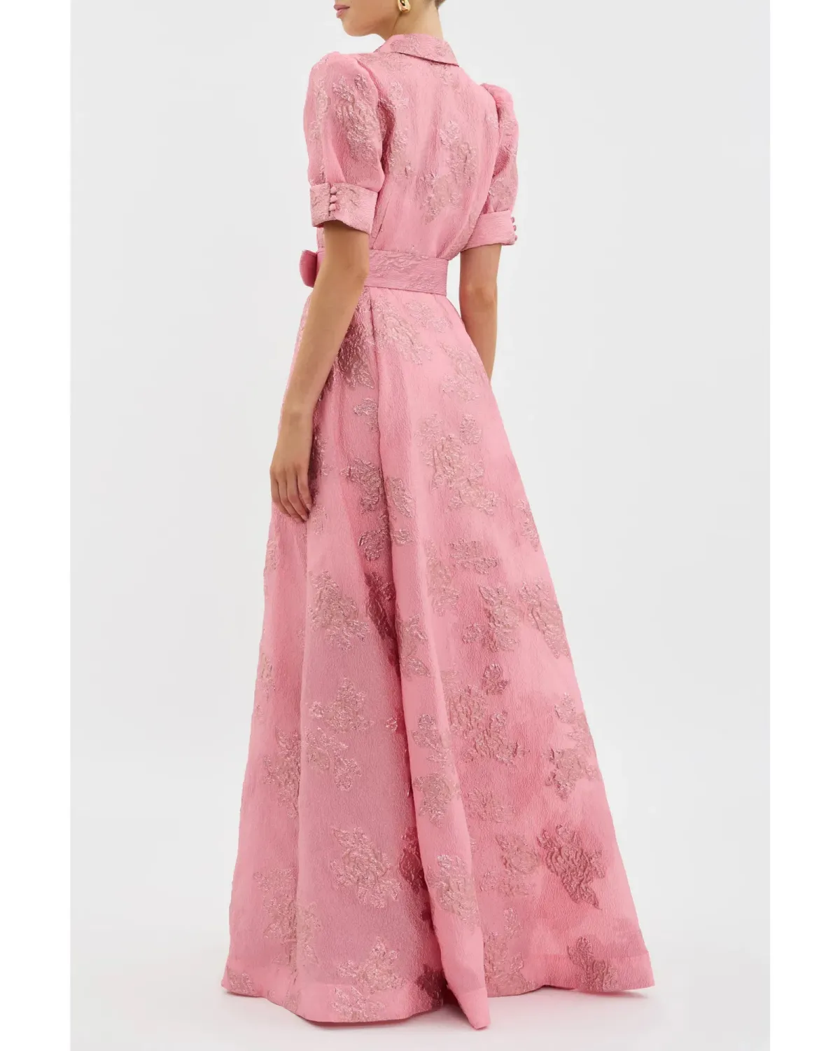 Rebecca Vallance Annette Button Gown Pink Size AU 10 - Image 4