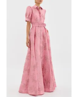 Rebecca Vallance Annette Button Gown Pink Size AU 10 for rent on The Volte - image 2