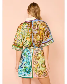 Alemais Dreamer Mini Dress in Multi Size AU 8 for rent on The Volte - image 4