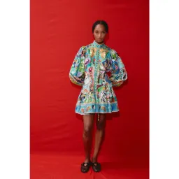 Alemais Evergreen Mini Dress Multi Size AU 14 for rent on The Volte - image 1