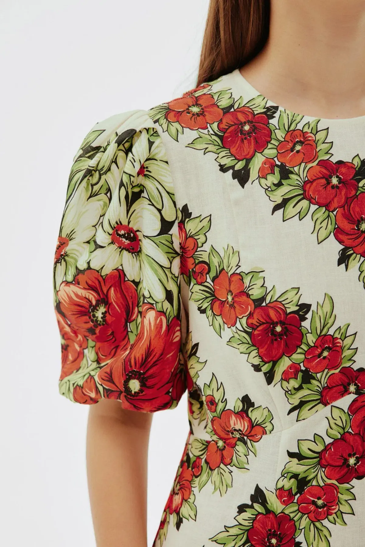 Alemais Amelie Midi Dress Floral Size AU 16 - Image 4