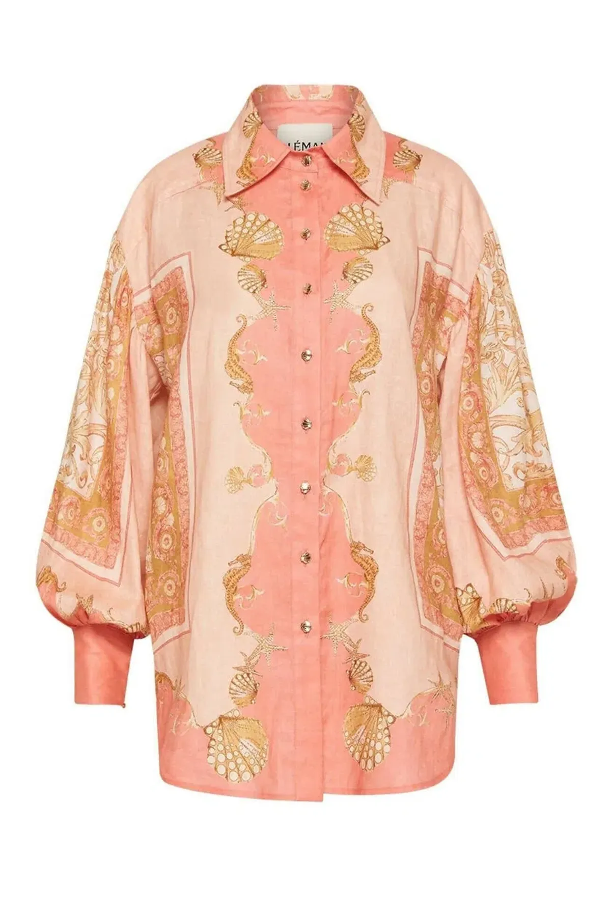 Alemais Ursula Shirt and Short Set Pink Size AU 14 - Image 4