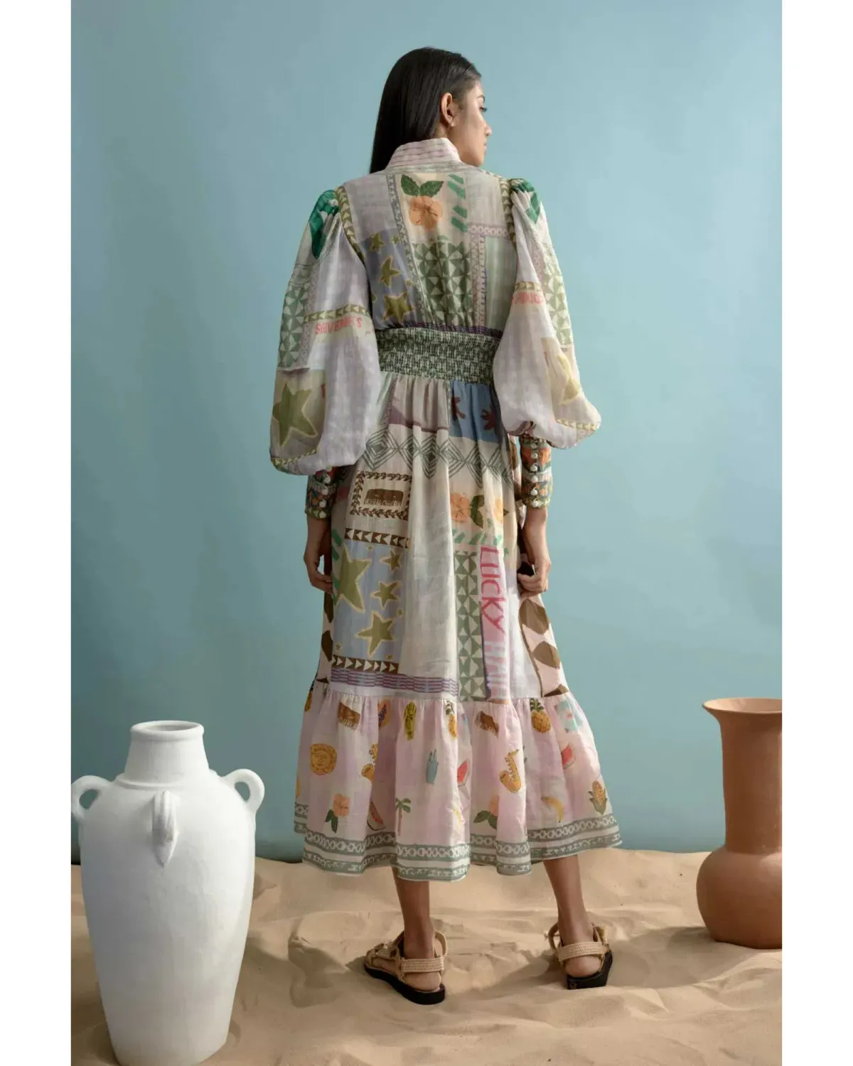 Alemais Emma Gale Shirtdress Multi Size 12/XL - Image 3