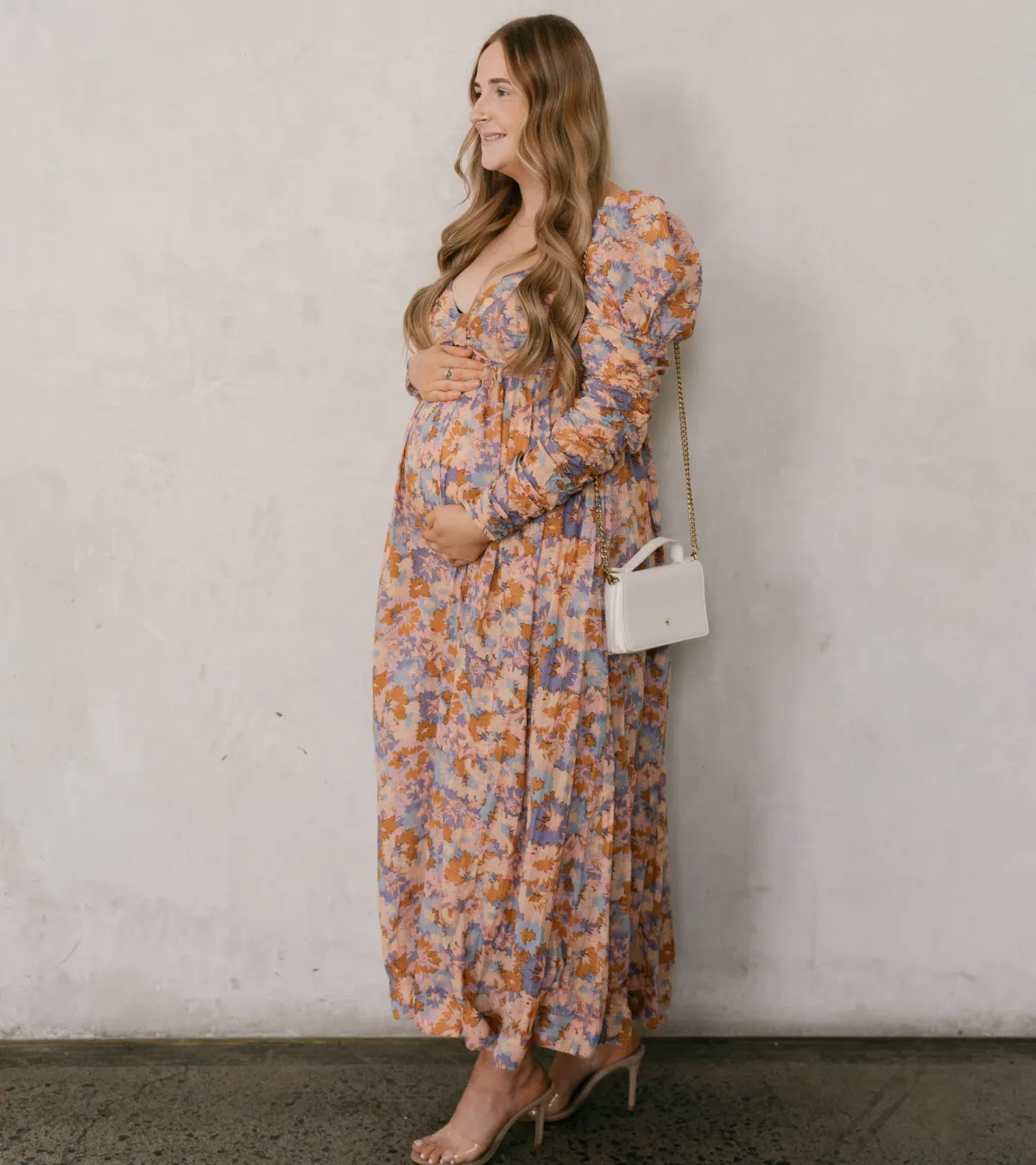 Zimmermann Violet Twist Front Midi Dress Multi Floral Size 4 / AU 12-14 - Image 2