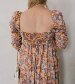 Zimmermann Violet Twist Front Midi Dress Multi Floral Size 4 / AU 12-14 for rent on The Volte - image 3