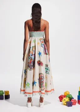 Alemais Players Midi Sundress Print Size 16 for rent on The Volte - image 3