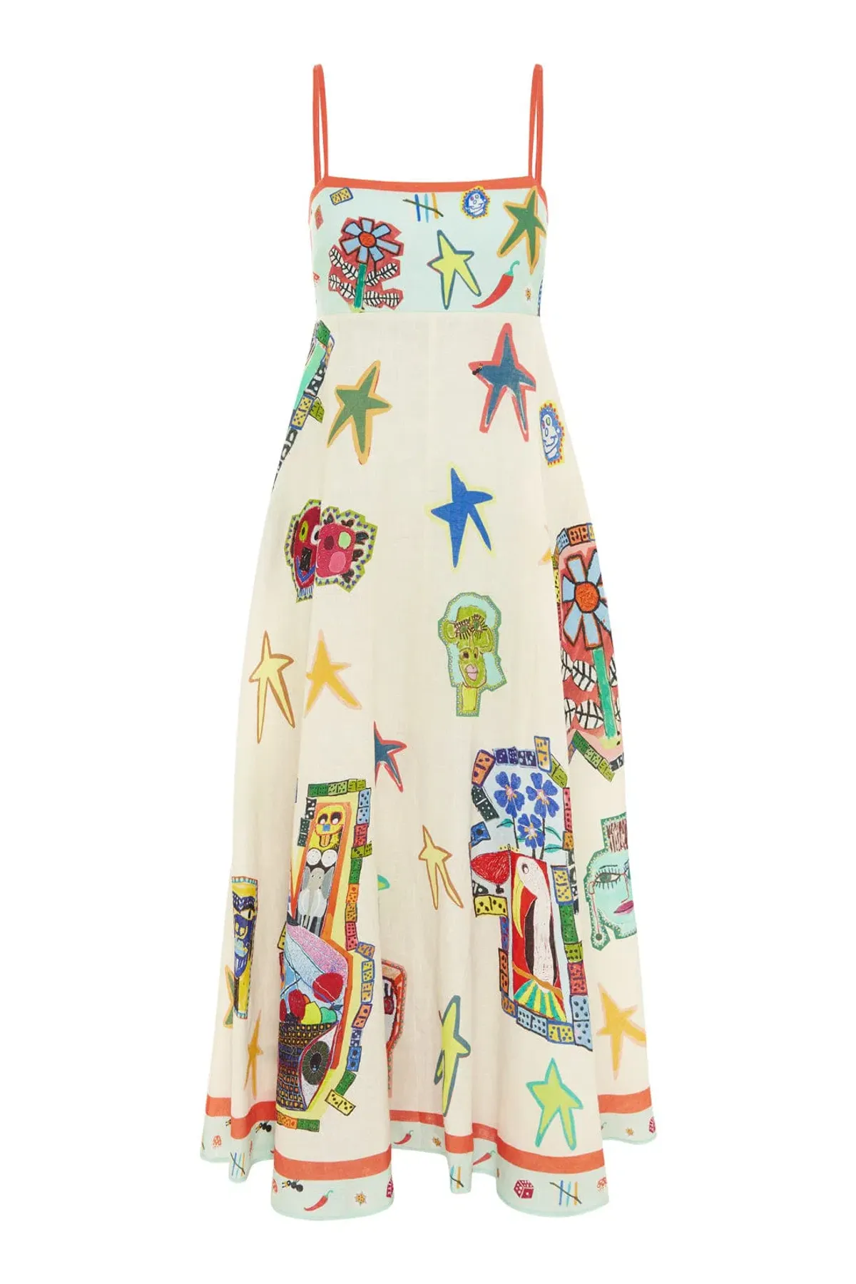 Alemais Players Midi Sundress Print Size 16 - Image 7