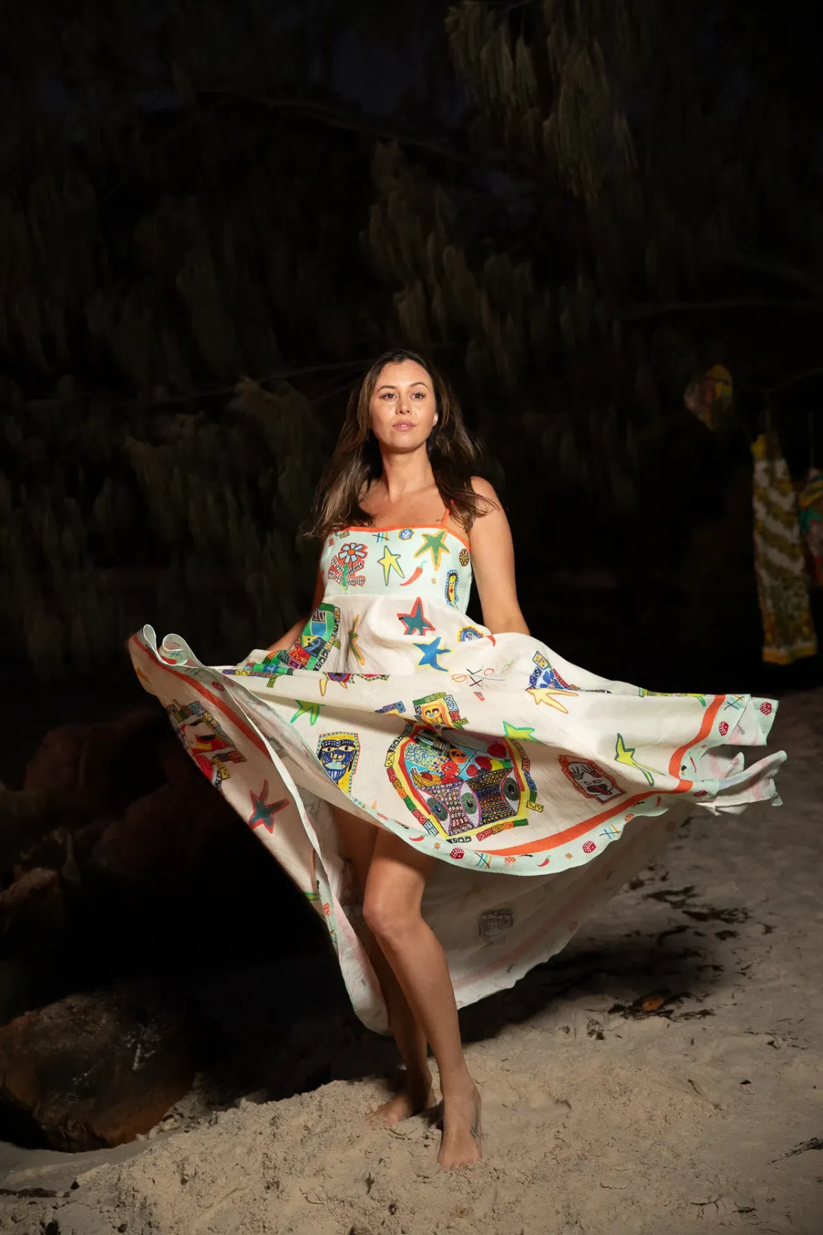 Alemais Players Midi Sundress Print Size 16 - Image 4