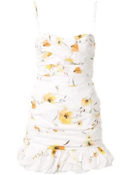 Bec & Bridge Colette Mini Dress White/Floral Size 8 for rent on The Volte - image 4