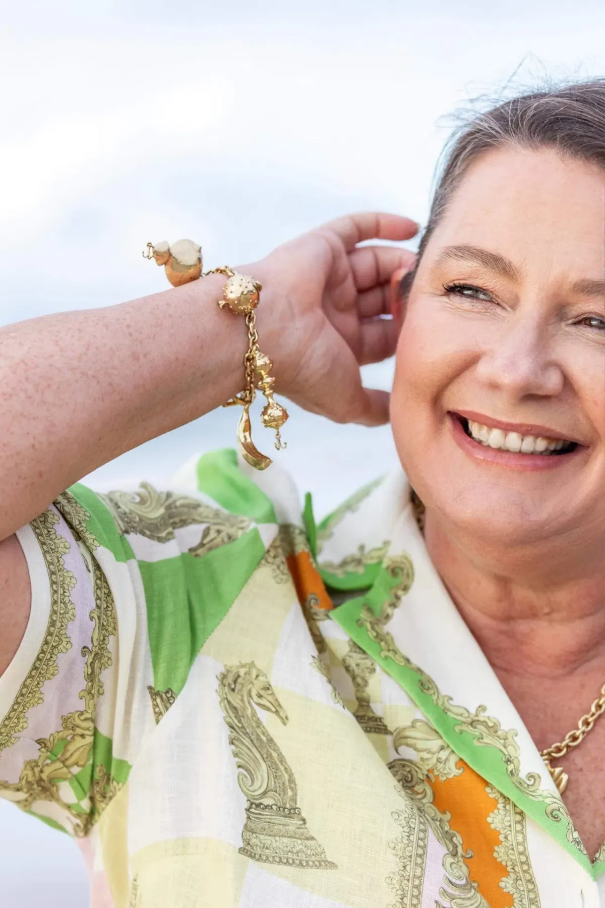 Alemais Checkmate Linen Shirt and Pants Set Multi Size 14 - Image 5