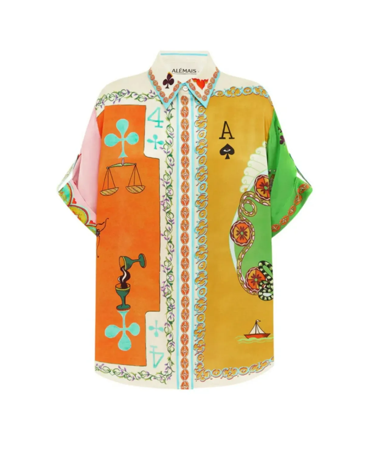 Alemais Rummy Shirt and Pant Set Multi Size AU 16 - Image 4