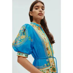 Alemais Linda Tiered Midi Dress Multi Size AU 14 for rent on The Volte - image 2