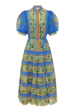 Alemais Linda Tiered Midi Dress Multi Size AU 14 for rent on The Volte - image 4