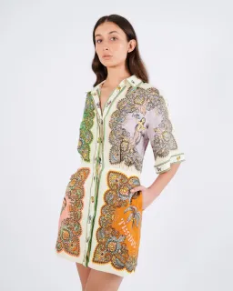 Alemais Trippy Troppo Mini Dress Multi Size AU 16 for rent on The Volte - image 2