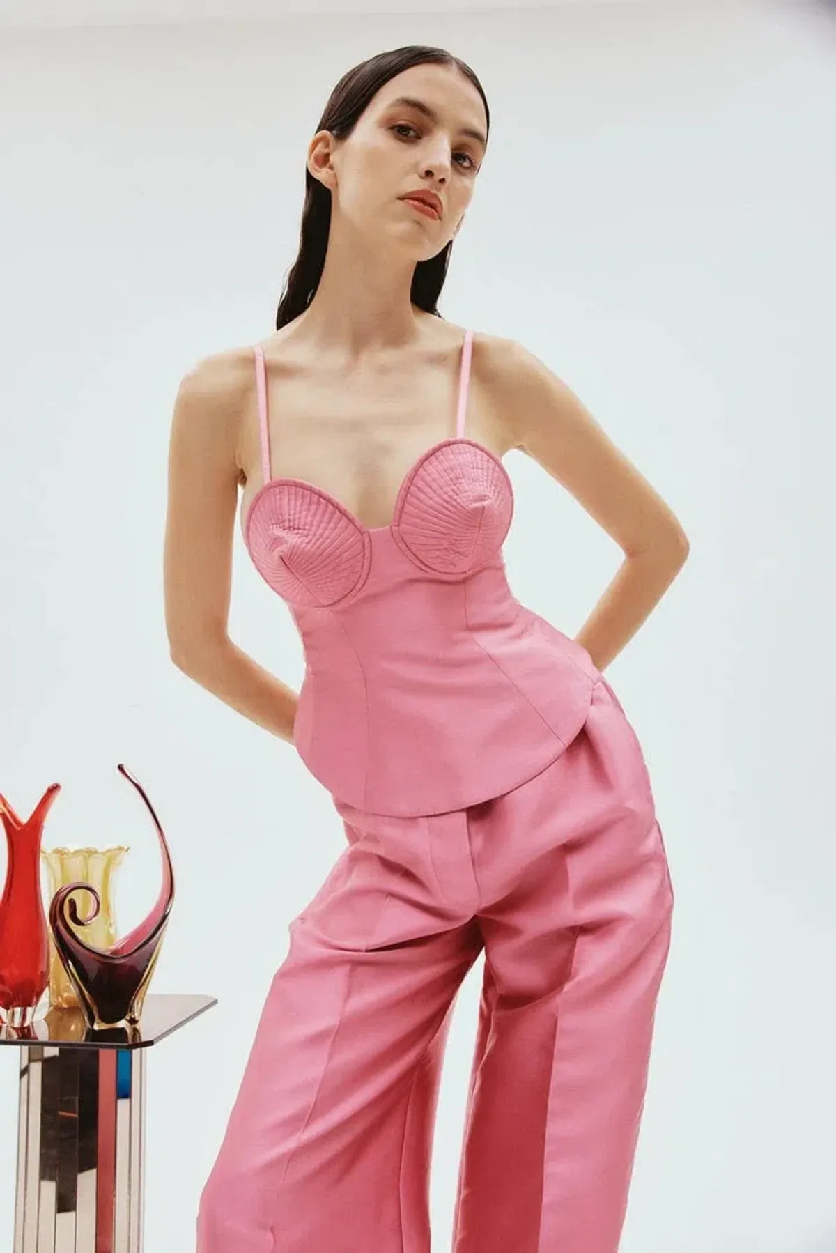 Alemais Priscilla Corset Top Pink Size 12 - Image 2