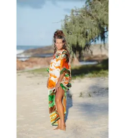 Alemais Bungalow Midi Dress Multi Size 16 for rent on The Volte - image 1