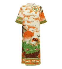 Alemais Bungalow Midi Dress Multi Size 16 for rent on The Volte - image 5