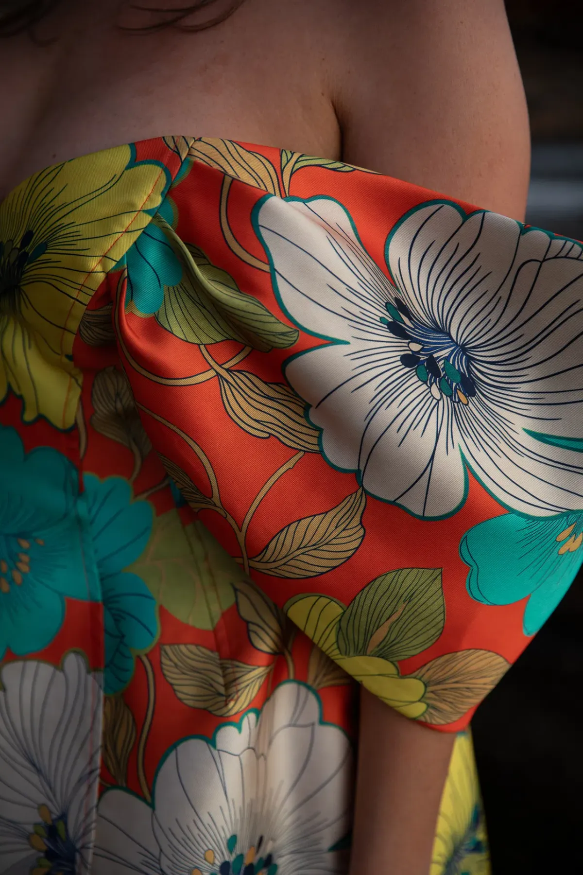 Alemais Piato Sculpt Mini Dress Marigold Multi Floral Size 14 - Image 7