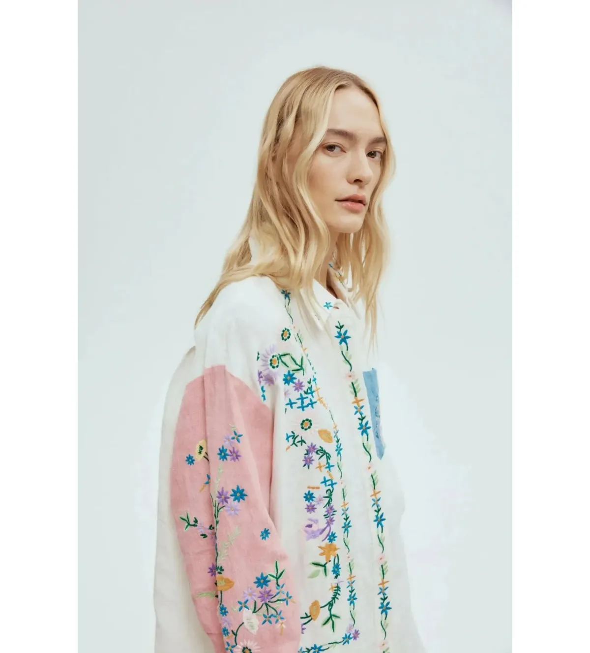 Alemais Willa Embroidered Shirt and Short Set Multi Floral Size 16 - Image 5