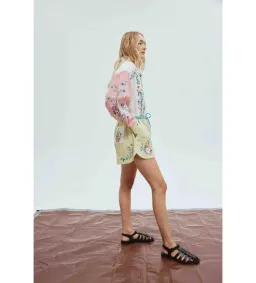 Alemais Willa Embroidered Shirt and Short Set Multi Floral Size 16 for rent on The Volte - image 2