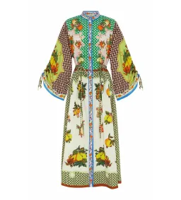 Alemais Lemonis Shirtdress Multi Print Size 16 for rent on The Volte - image 5