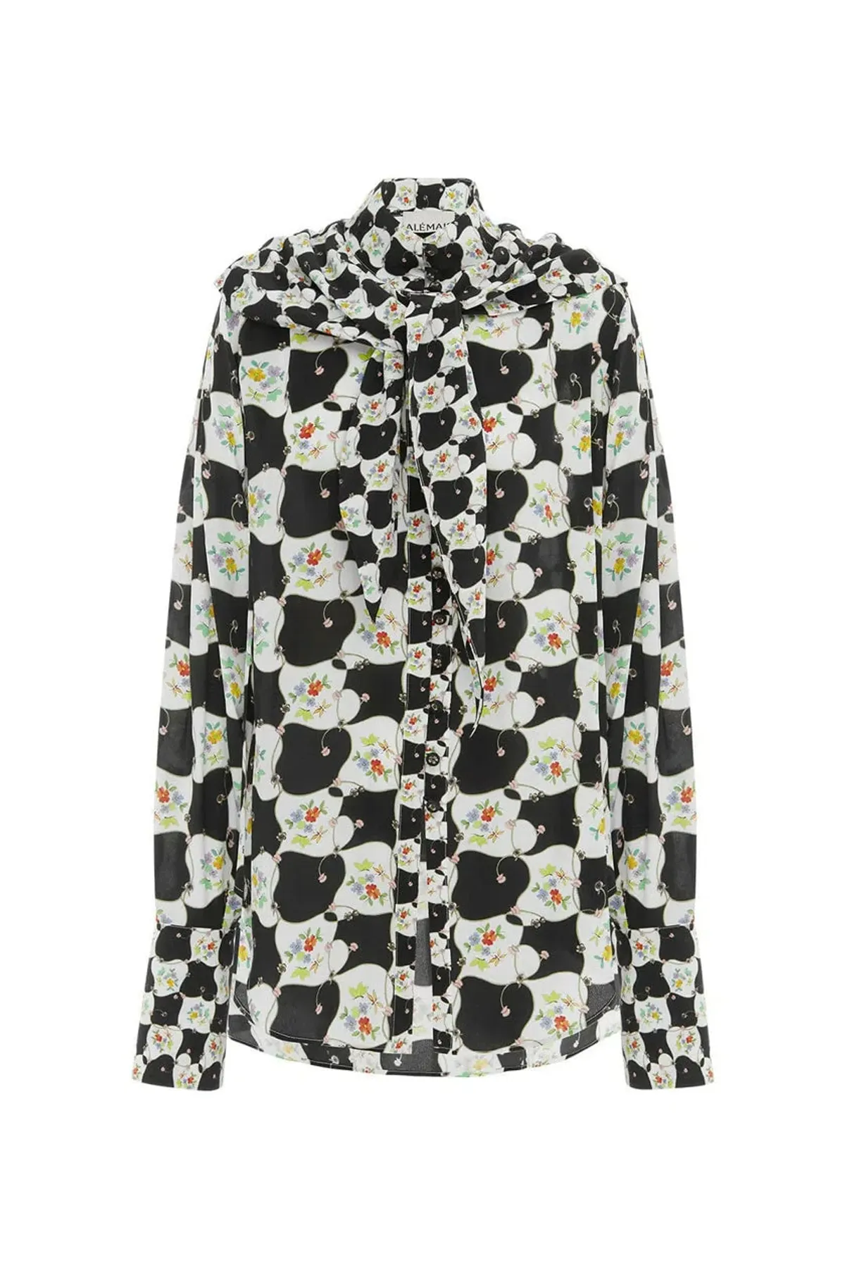 Alemais Venus Mini Dress Multi Floral Size 12 - Image 5