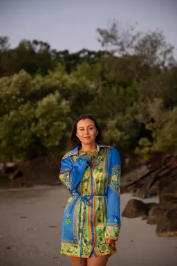 Alemais Linda Mini Dress Multi Floral Size 16 for rent on The Volte - image 9