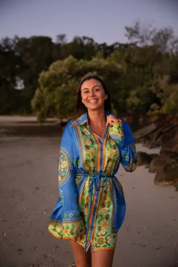 Alemais Linda Mini Dress Multi Floral Size 16 for rent on The Volte - image 5