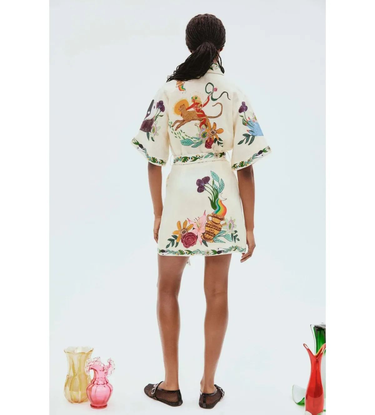 Alemais Meagan Mini Dress Print Size 16  - Image 2