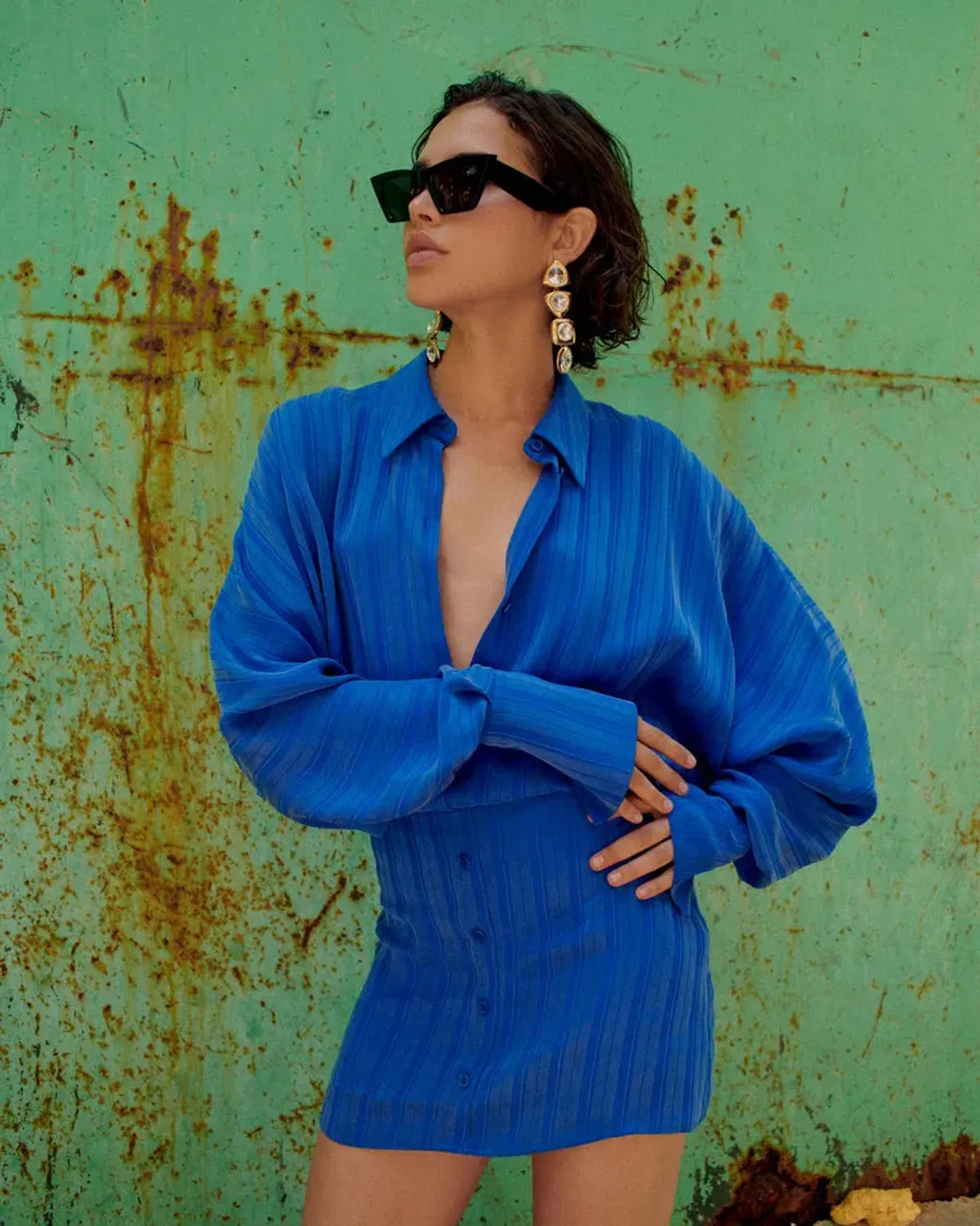 Rat & Boa Harlowe Mini Dress Blue Size 10 - Image 2