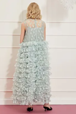 Sister Jane Dream Like A Butterfly Ruffle Maxi Dress Green Size S / Au 8 for rent on The Volte - image 3