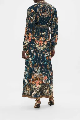 Camilla V Neck Waisted Jersey Dress AU 10 for rent on The Volte - image 2