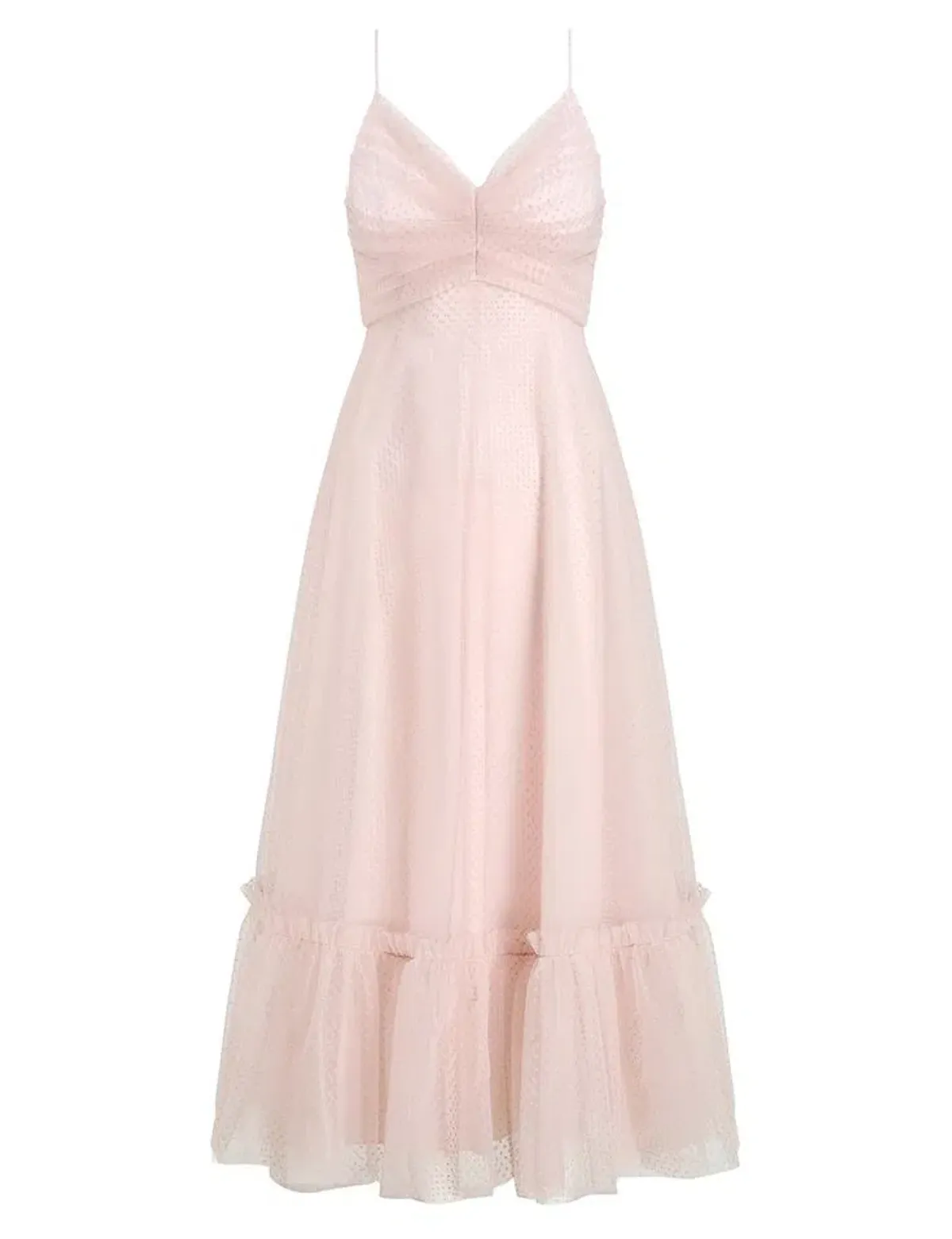 Zimmerman Wavelength Ballet Midi Dress Blush Size 2/Au12 - Image 2
