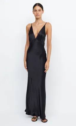 Bec and Bridge Moondance V Maxi Dress Black Size 6 for rent on The Volte - image 1