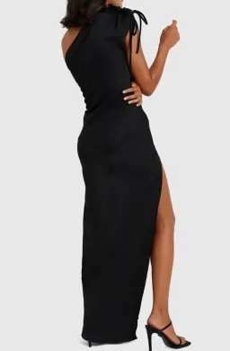 By Johnny One Shoulder Jasmine Dress Black Size 6 for rent on The Volte - image 4