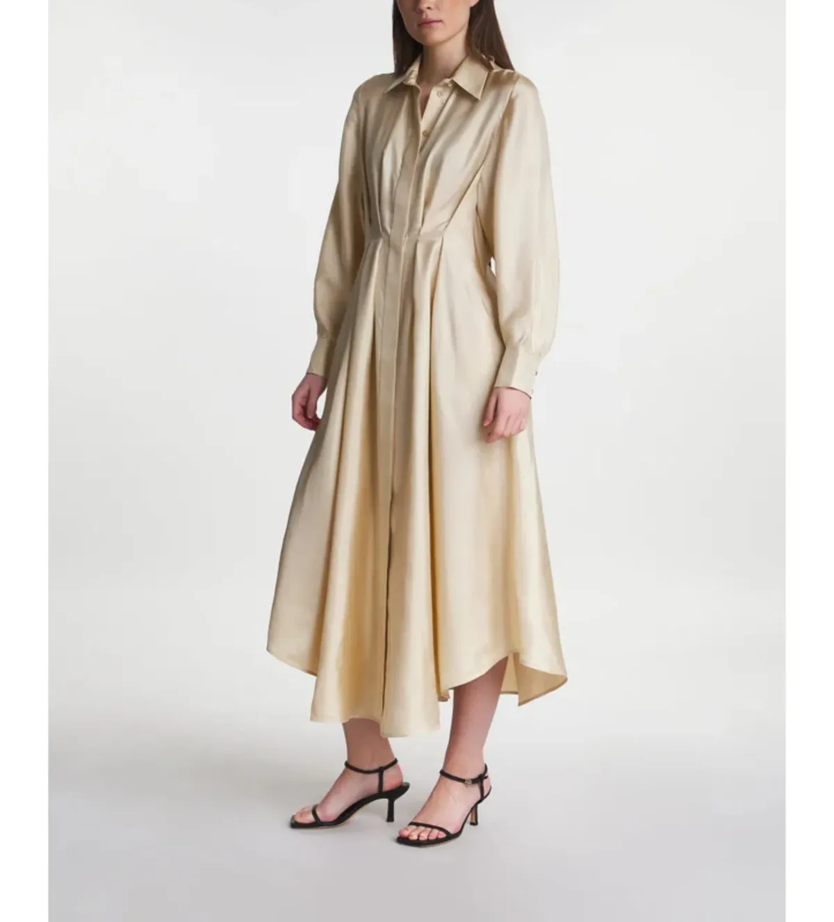 Zimmermann Natura Draped Shirt Dress Size AU 8 - Image 2