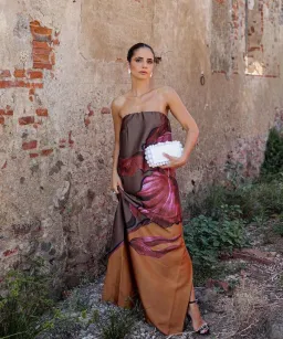 Pasduchas Moon Flower Column Midi in Fudge Size 12 for rent on The Volte - image 5