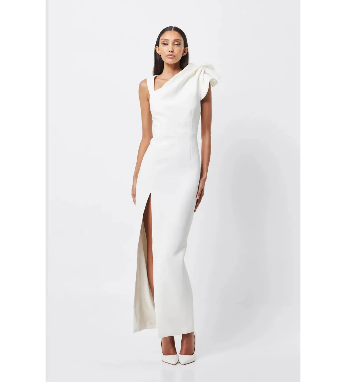  Mossman Infatuation Maxi Dress White Size 12 - Image 1
