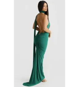 Mélani Constantina Gown Green Size 6 for rent on The Volte - image 3