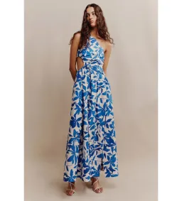 Shona Joy Bleue Asymmetrical Cut Out Maxi Dress Size AU 10 for rent on The Volte - image 5