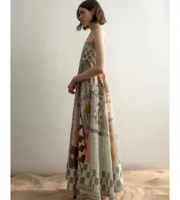 Alemais Emma Gale Maxi Sundress Multi Print Size AU 12 for rent on The Volte - image 2