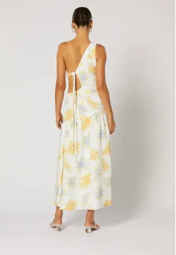 Ravello One Shoulder Dress, Winona, Cream Floral Size S 8 for rent on The Volte - image 7