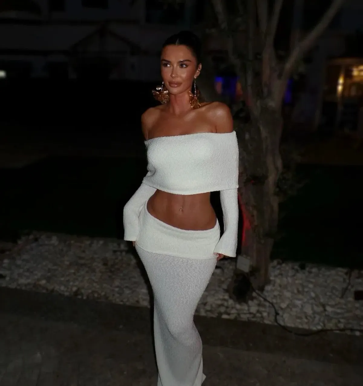 Wanderdoll Yasmin Boucle Knit Coord Cream Size XS / AU 6 - Image 6