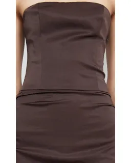 Bec & Bridge Jones Strapless Maxi Dress Cocoa Size AU 10  for rent on The Volte - image 2