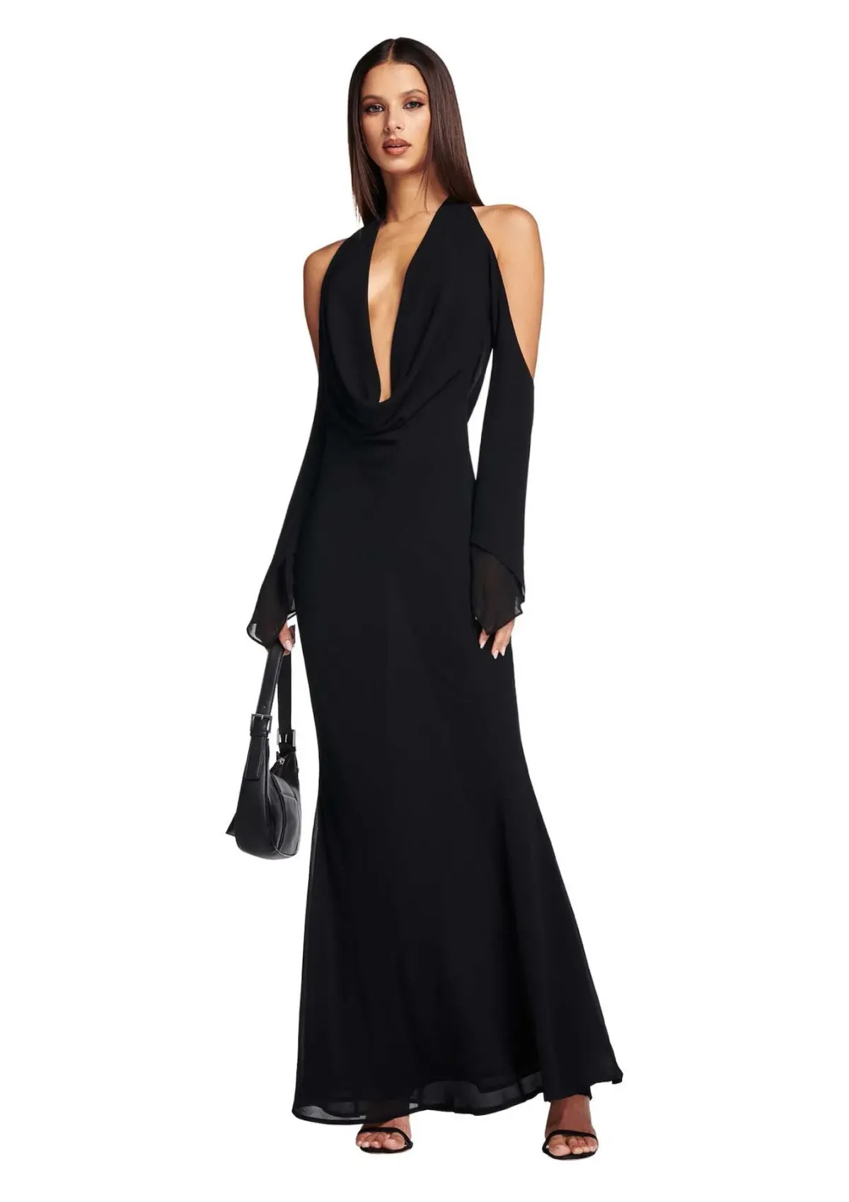 I.AM.GIA Rosanna Maxi Dress in Black Size 8 - Image 2