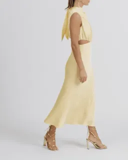 Sheike Allure Dress in Butter Yellow Size 10 for rent on The Volte - image 4
